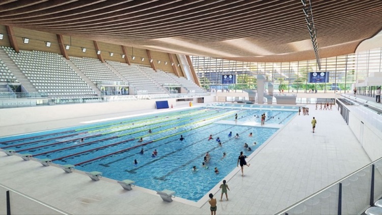 VenhoevenCS ontwerpt zwemstadion Parijs 2024