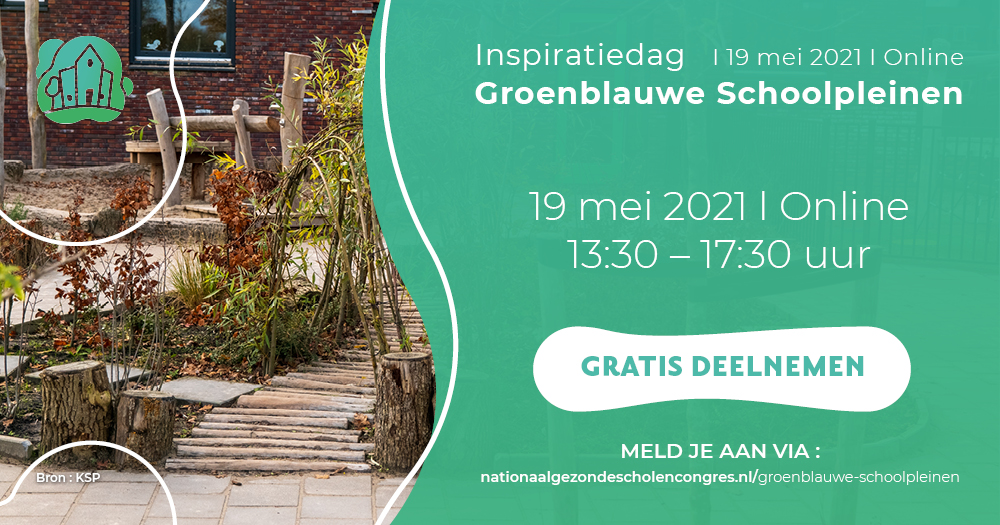 Programma Inspiratiedag Groenblauwe Schoolpleinen bekend
